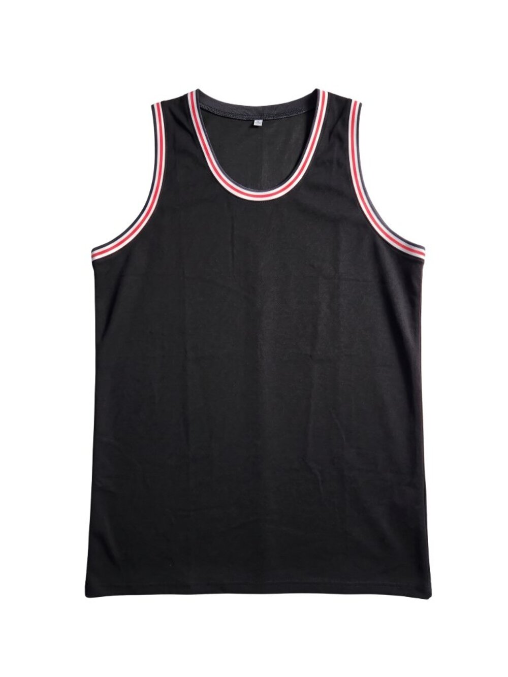 NWOT | Black High-Neck Sleeveless Knit Dress Side Pockets Sporty Trim 2XL